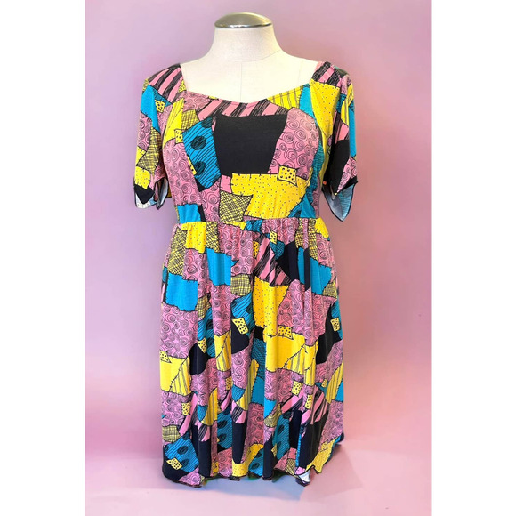 Torrid Plus Size 2 Disney Nightmare Before Christmas Sally Costume Cosplay Dress - Picture 1 of 4